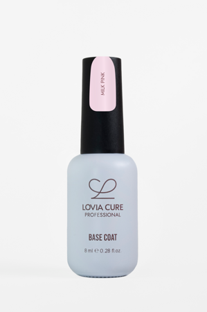 База файбер молочно-розовая UV/LED Fiber Base Milk Pink LOVIA CURE, 17 мл