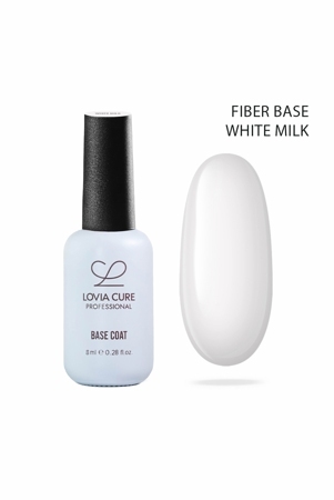 База файбер молочно-розовая UV/LED Fiber Base Milk Pink LOVIA CURE, 8 мл